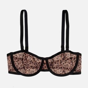 CUUP Balconette Bra in Leopard 36D